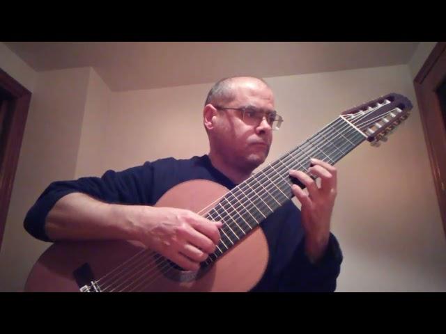 Courante BWV 996 by J.S. Bach - Ramón León Egea - 10 String Guitar