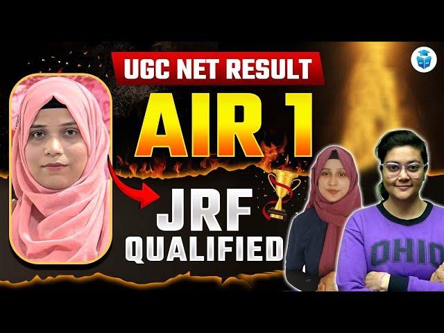 UGC NET Result 2025 | AIR 1 in UGC NET JRFAdda UGC NET Success Story | Mahvish Mam