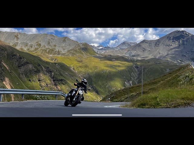 Alps Motorcycle Tour Austria - Grossglockner Mountain Pass July 2022   4K