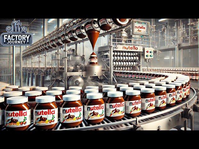 The Secret Behind Nutella’s Creamy Goodness | How It’s Made from Hazelnuts to Jar