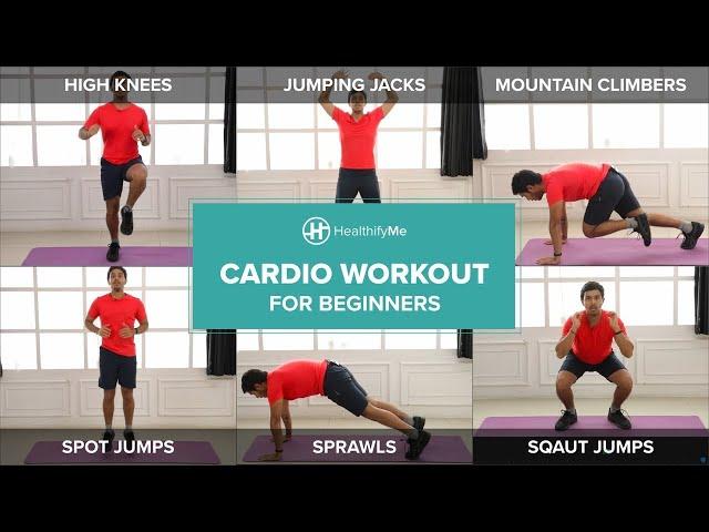 CARDIO WORKOUT FOR BEGINNERS From Home In 10 Minutes | Lockdown Workout No Equipment | HealthifyMe