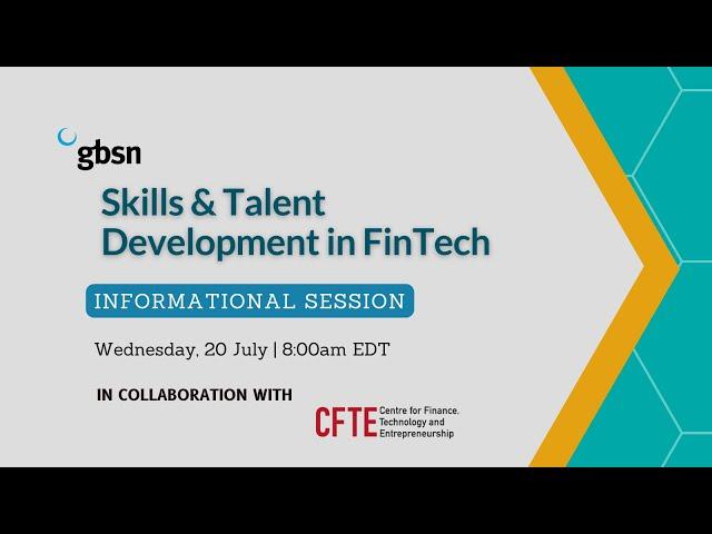 Skills & Talent Development in FinTech
