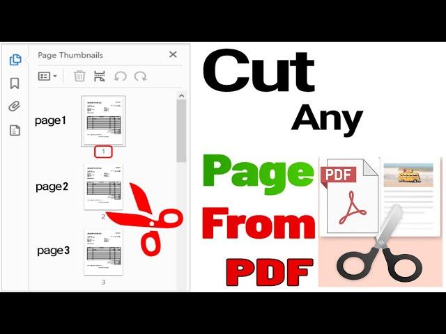 Cut pdf pages from middle | cut any page from PDF | Cut from Merge PDF | Cut merge PDF |