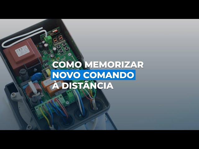 Como memorizar um COMANDO num portão automático  - FALK - Motorline Academy