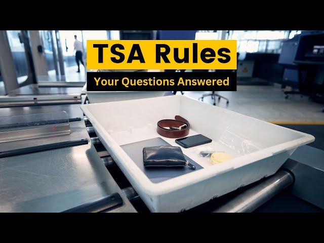 Your Top Airport Security Questions Answered