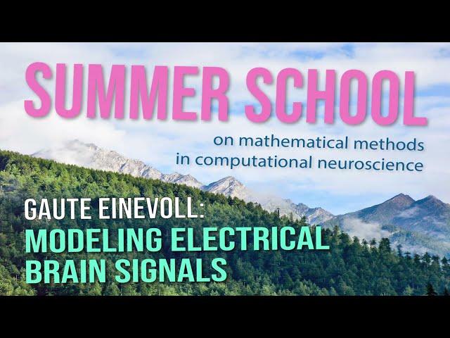 Gaute Einevoll: Modeling Electrical Brain Signals (part 2/2)