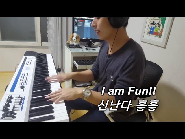 스트레스 푸는 법 1탄 ) 건반으로 베이스 치기 ㅠ BASS SOLO ON KEYS  - 여운(YUN)