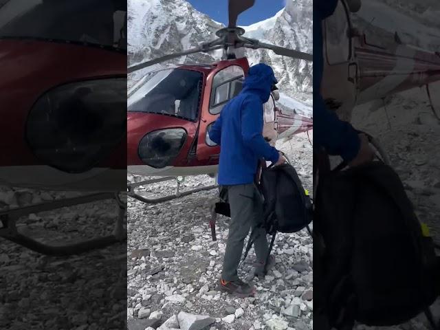 Полет над базовым лагерем Эвереста  #иоаннчечнев