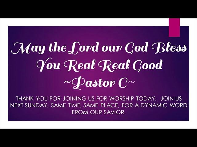 11-19-23 Mt Calvary of Palm Coast Sunday Service