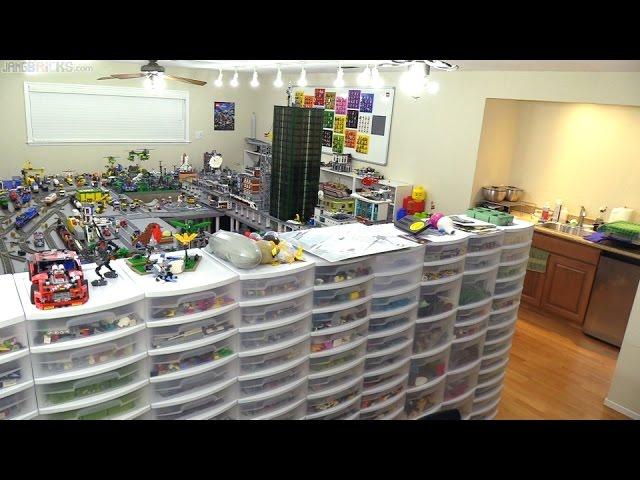 Complete LEGO Room Tour! Behind the scenes
