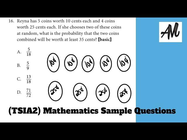 TSIA2 MATH SECTION: Probability Questions