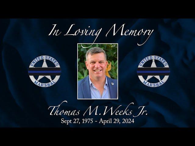 Memorial Service for DUSM Thomas M.  Weeks Jr.