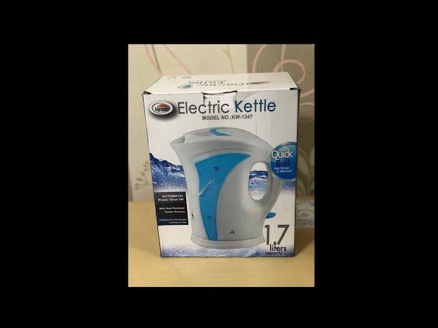 UNBOXING KYOWA ELECTRIC KETTLE 1.7 KW -1347 / #REVIEW #kyowa #unboxing #kyowa #electrickettle