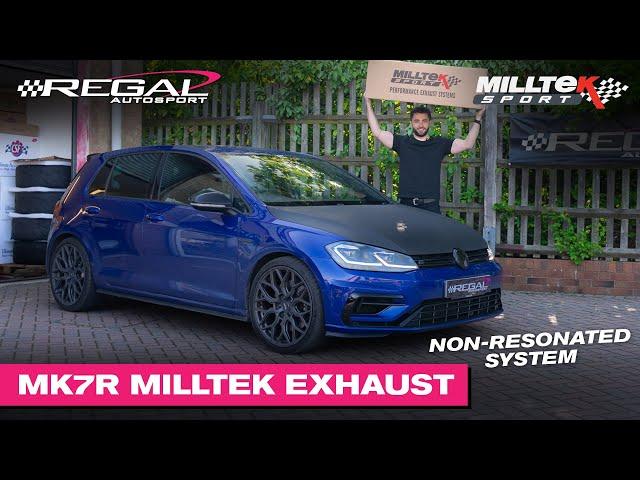 FITTING A VW MK7 GOLF R WITH MILLTEK SPORT EXHAUST [NON-RESONATED]