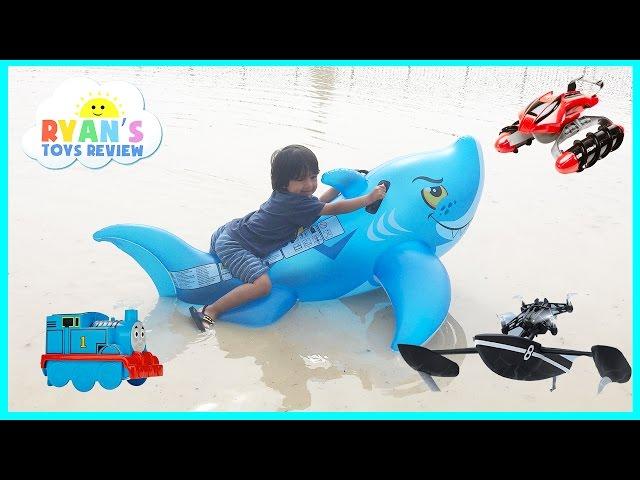 Giant Inflatable Shark Water Toys for Kids