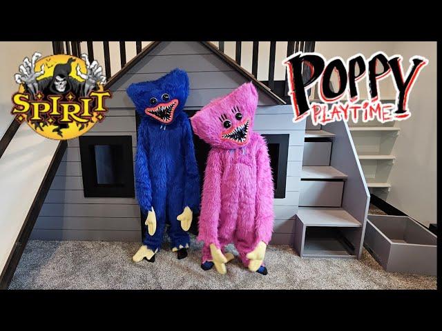 New Official Huggy Wuggy & Kissy Missy Costumes from Spirit Halloween!