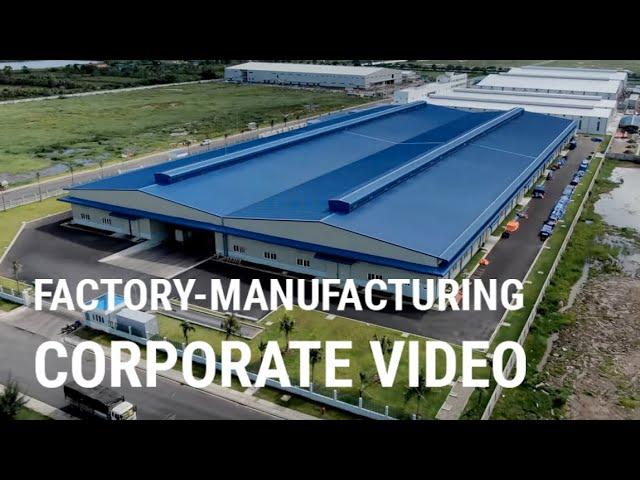 Metal Manufacturing - Corporate Video Vietnam. Factory Hai Phong - Film Service, Cameraman, Drone