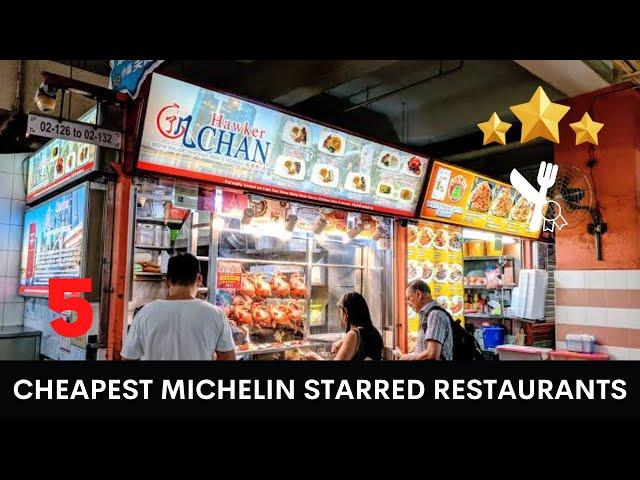 Top 5 Cheapest Michelin-starred Restaurants In The World