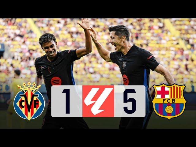 VILLARREAL VS BARCELONA [1-5], LA LIGA 2024/25 - MATCH REVIEW