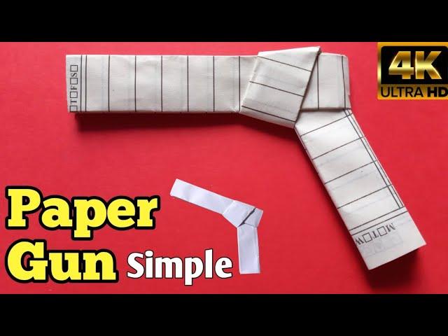 How to Make Paper Gun without Glue | Origami | How to Make a Paper Gun | Paper Craft | Paper Gun