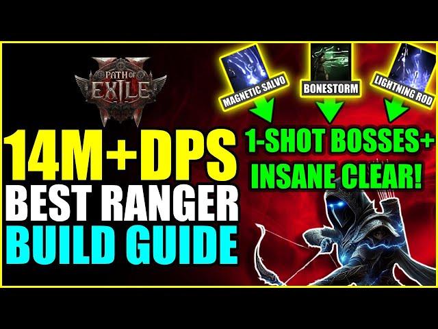 Path of Exile 2 | 14M+ DPS! UPDATED Best Lightning Ranger Build Is Broken! (PoE 2 Ranger Guide)