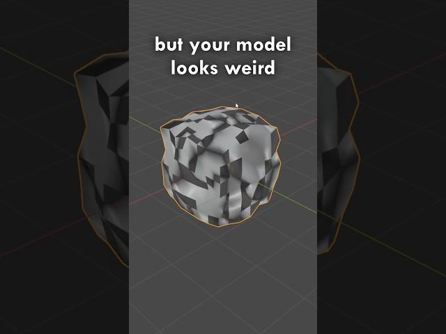 Fixing flipped normals in blender!