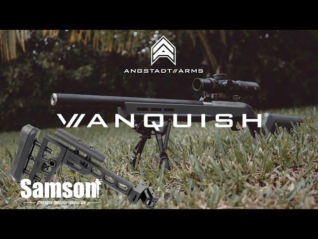 Angstadt Arms Vanquish 10/22 Integrally Suppressed Barrel 18" and Samson MFG S.A.S. Folding Stock