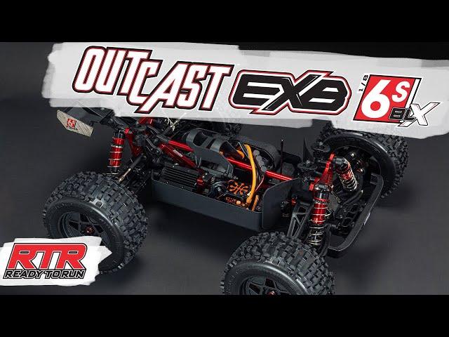 READY TO RUN // ARRMA OUTCAST 6S BLX EXB Stunt Truck // Under The Hood [ARA8710]