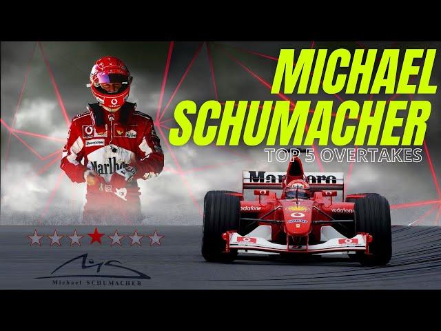 Michael Schumacher | Top 5 overtakes