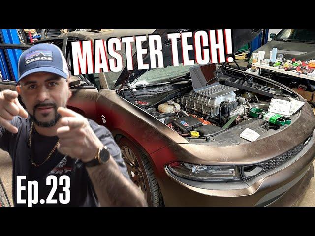 A Master Tech From Dodge Came to Fix The Driftcat!! | Manual Hellcat Charger Build Series! Ep.23