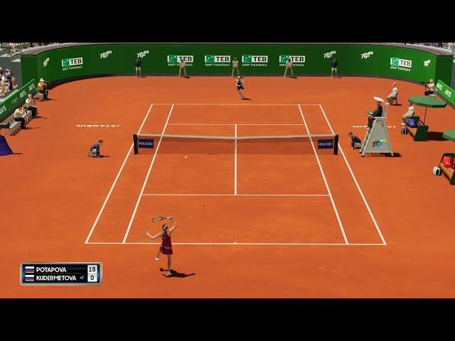 AO Tennis 2 - Anastasia Potapova vs Veronika Kudermetova - PS5 Gameplay