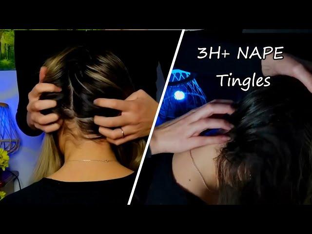 ASMR Best Nape focus moments | Asmr Massage for sleep and concentration - No Talking