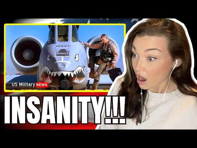 New Zealand Girl Reacts to Why No One Wants to Fight the A-10 Warthog