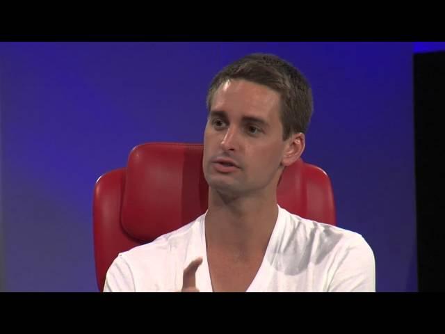 Snapchat's three-part business model with CEO Evan Spiegel (2015 Code Conference, Day 1)