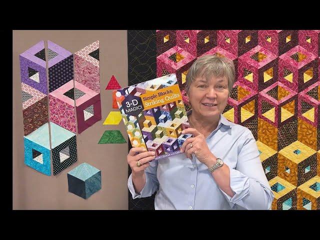 C&T Publishing - 3 D Magic! Simple Blocks, Striking Quilts by Marci Baker