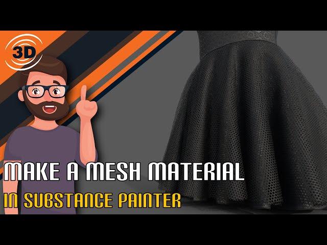 Make a Mesh Material Substance Painter Tutorial
