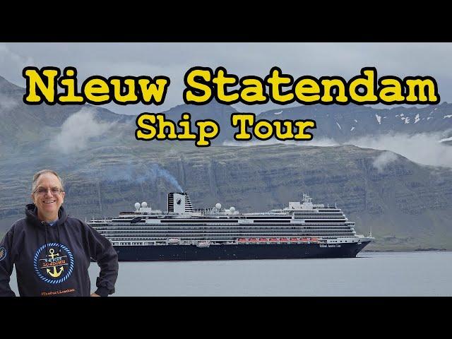 Take a Ship Tour of Holland America’s Nieuw Statendam - 2024!