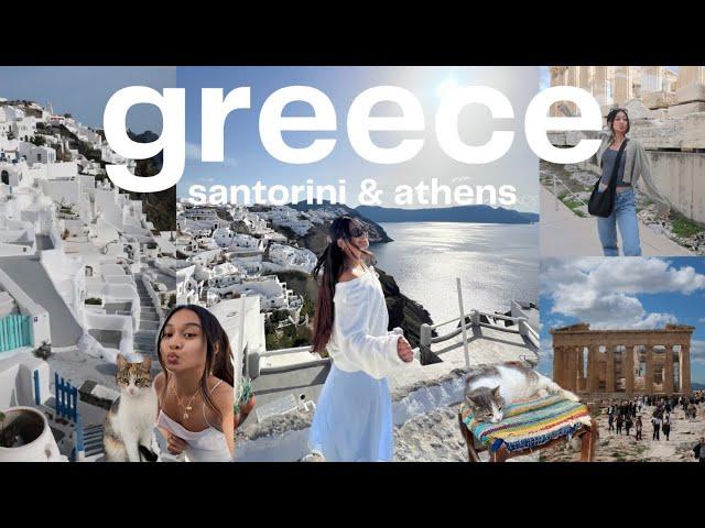 GREECE TRAVEL VLOG | SANTORINI & ATHENS (during the off season!!) 