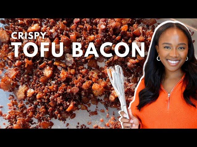 GAME-CHANGING Tofu Bacon Bits | CRISPY Vegan Bacon Recipe That Actually Tastes Good 