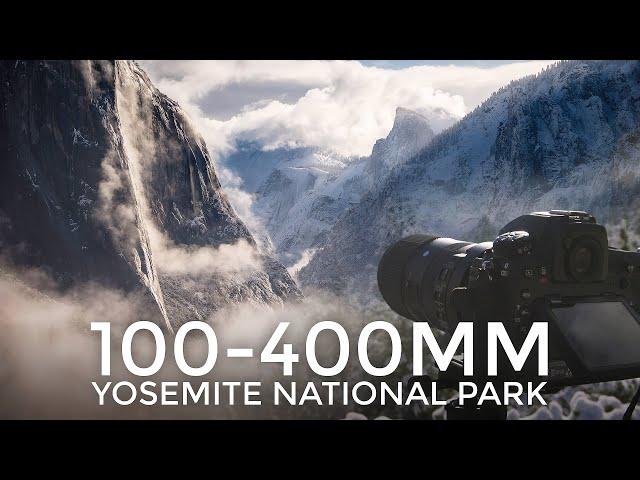 100-400mm WINTER landscape photography | Yosemite National Park