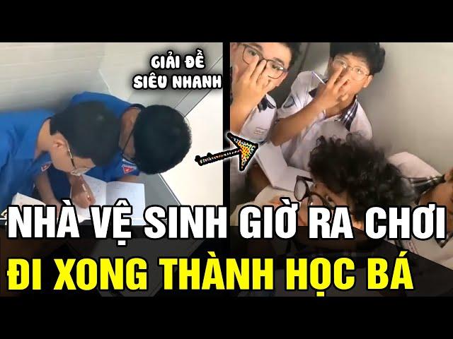 Nhà vệ sinh giờ ra chơi dạo này LẠ LẮM, mỗi lần vào là một lần mở mang được 1 mớ KIẾN THỨC | TÁM TV