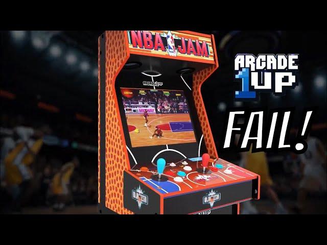 Arcade1Up NBA Jam Deluxe 2 Player Cab Announced HUGE FAIL!