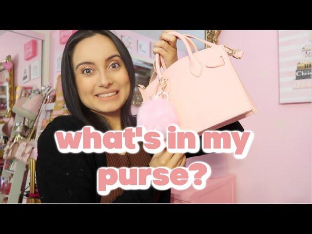 What's in my purse? Cute Pink & Girly!