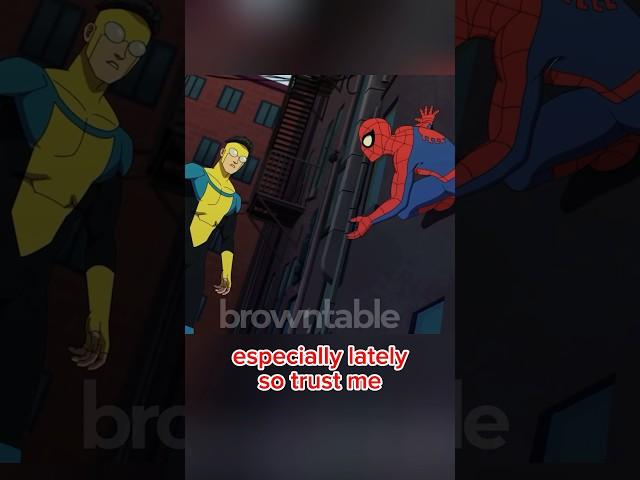 SPECTACULAR SPIDER-MAN in Invincible! Marvel re-animated Spider Agent Scene from Season 2!