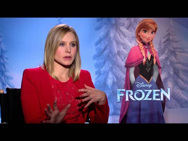 Frozen: Kristen Bell, voice of "Anna" Official Movie Interview | ScreenSlam