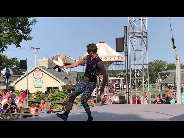 Juggling, Acrobatic, Clown Show Seabreeze Park,  2017