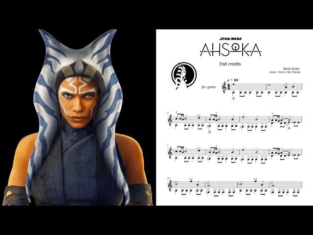 Ahsoka // end credits • Kevin Kiner // easy guitar