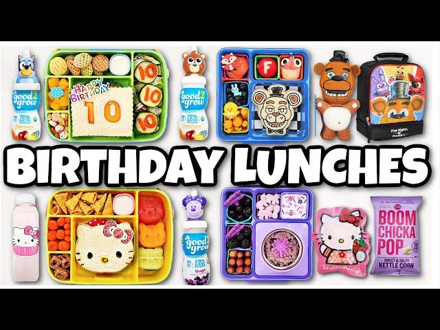 School Lunch TAKEOVER!  Lily's Birthday Lunches - Bunches of Lunches