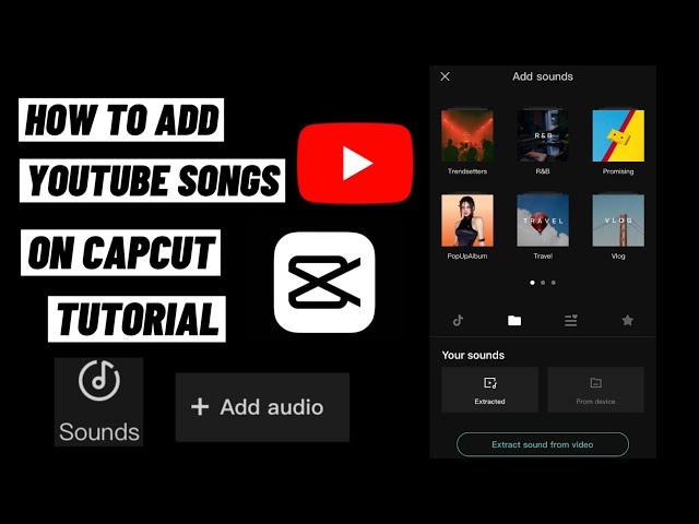 How To Add Youtube Songs On CapCut Tutorial for iOS