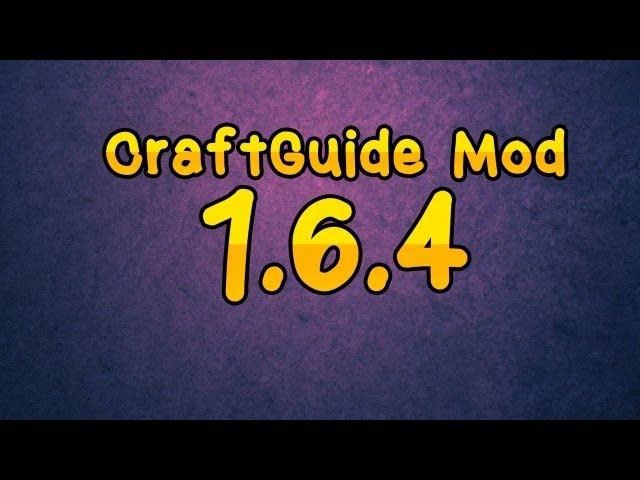 [1.6.4] CraftGuide Mod - Showcase / Download